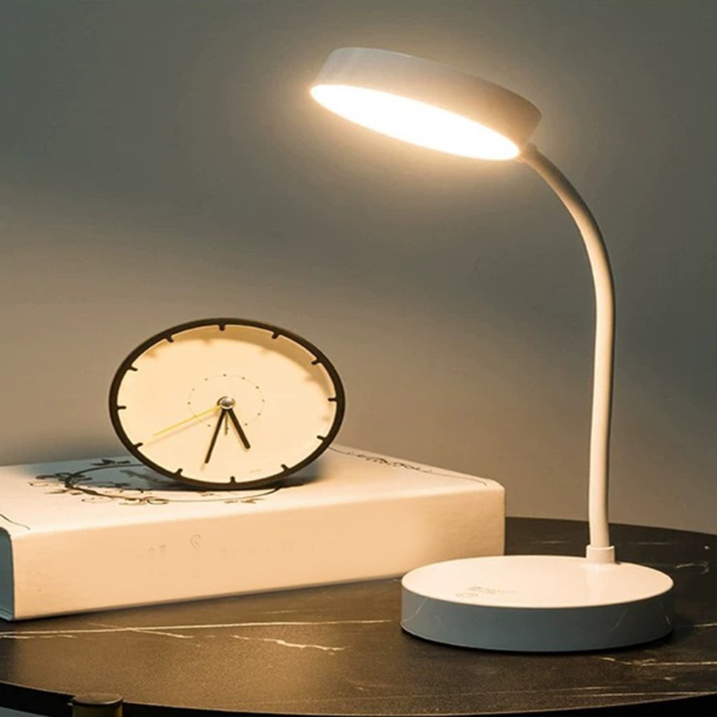 Rechargeable Ultra Light Led Clip-On Desk Lamp Foldable Usb Table Lamp 3 Modes Adjustable Angle Rotation Energy-Saving Light By Perfect Point