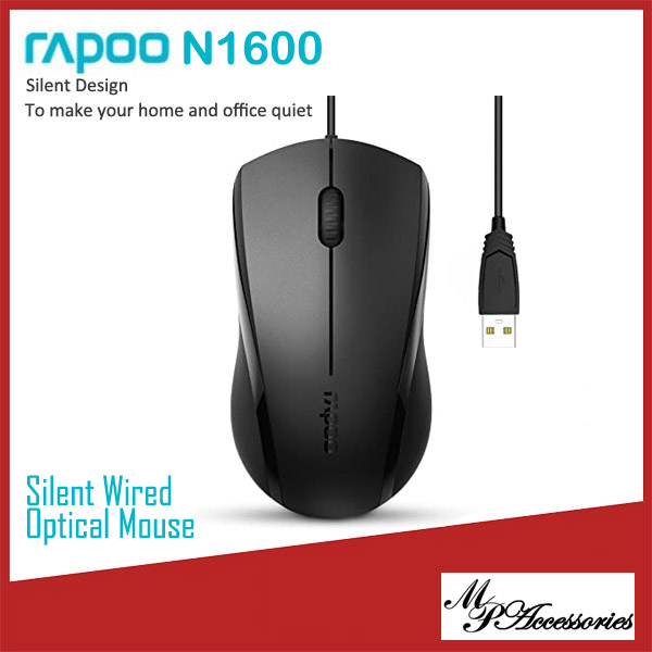 Rapoo N1600 Silent Optical Mouse.