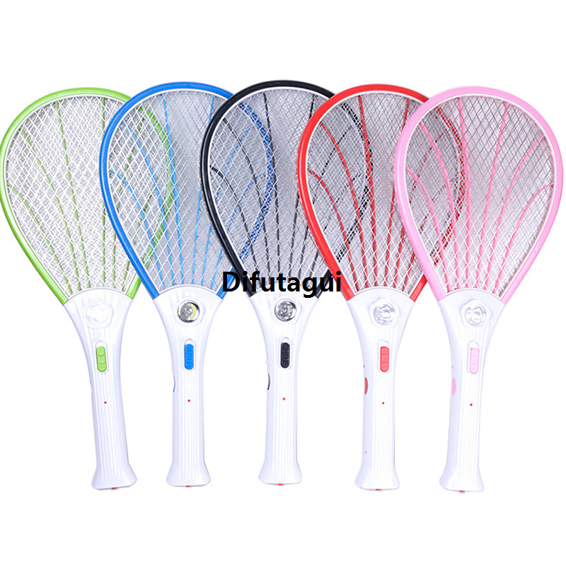 Difutagui Electric Fly Swatter, Bug Zapper with LED Light, Handheld Mosquito New style Killer, Fruit Fly, Insect Trap Killer for Indoor, Outdoor