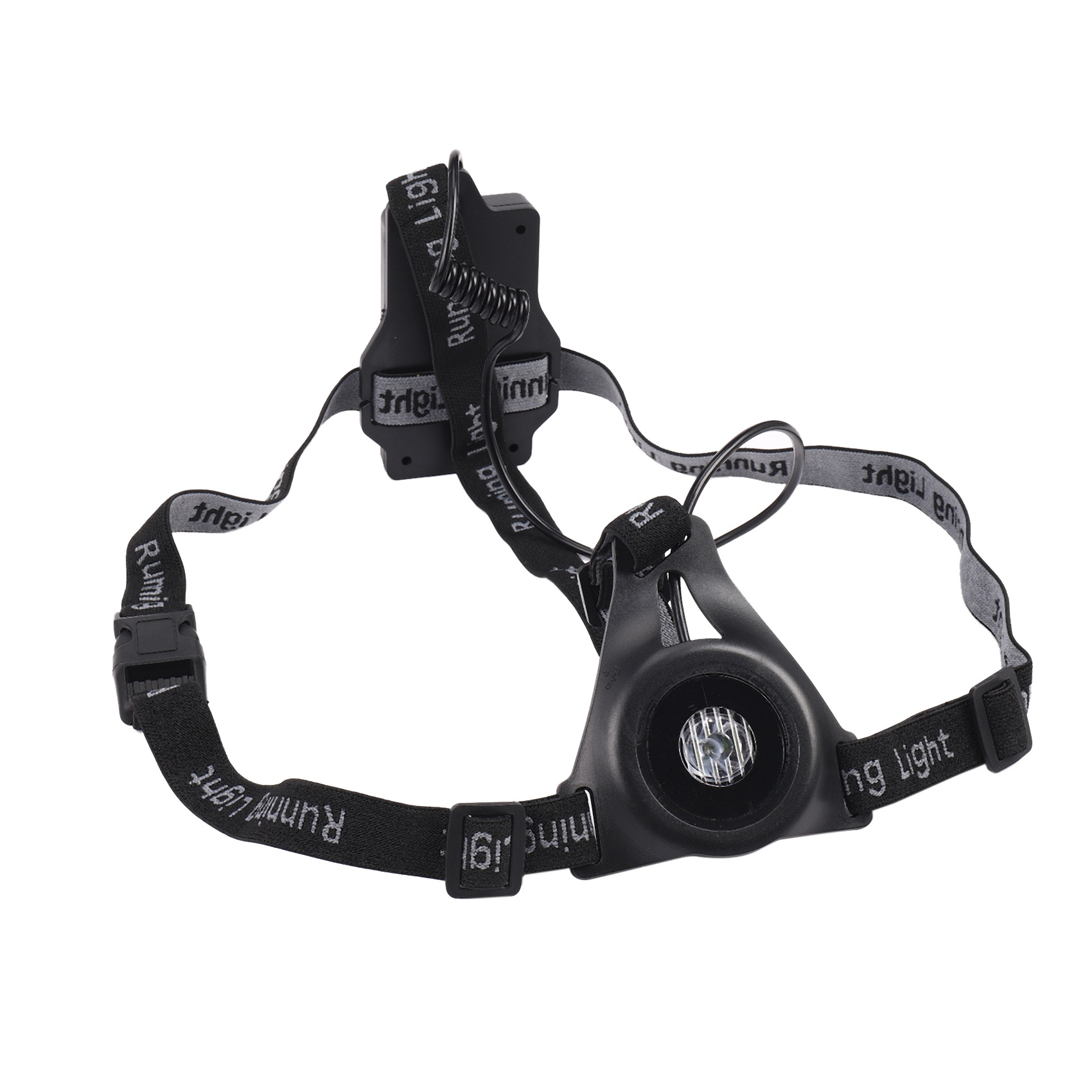 (GGBR) Outdoor Sport LED Night Running Light USB Rechargeable Chest Lamp Jogging Warning Light Cycling Torch
