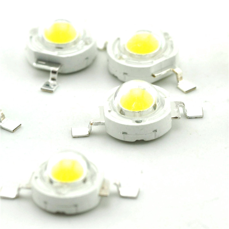 10pairs 10PCS 1w led light White RED BLUE high power light + 10PCS aluminum sheet radiator-fan
