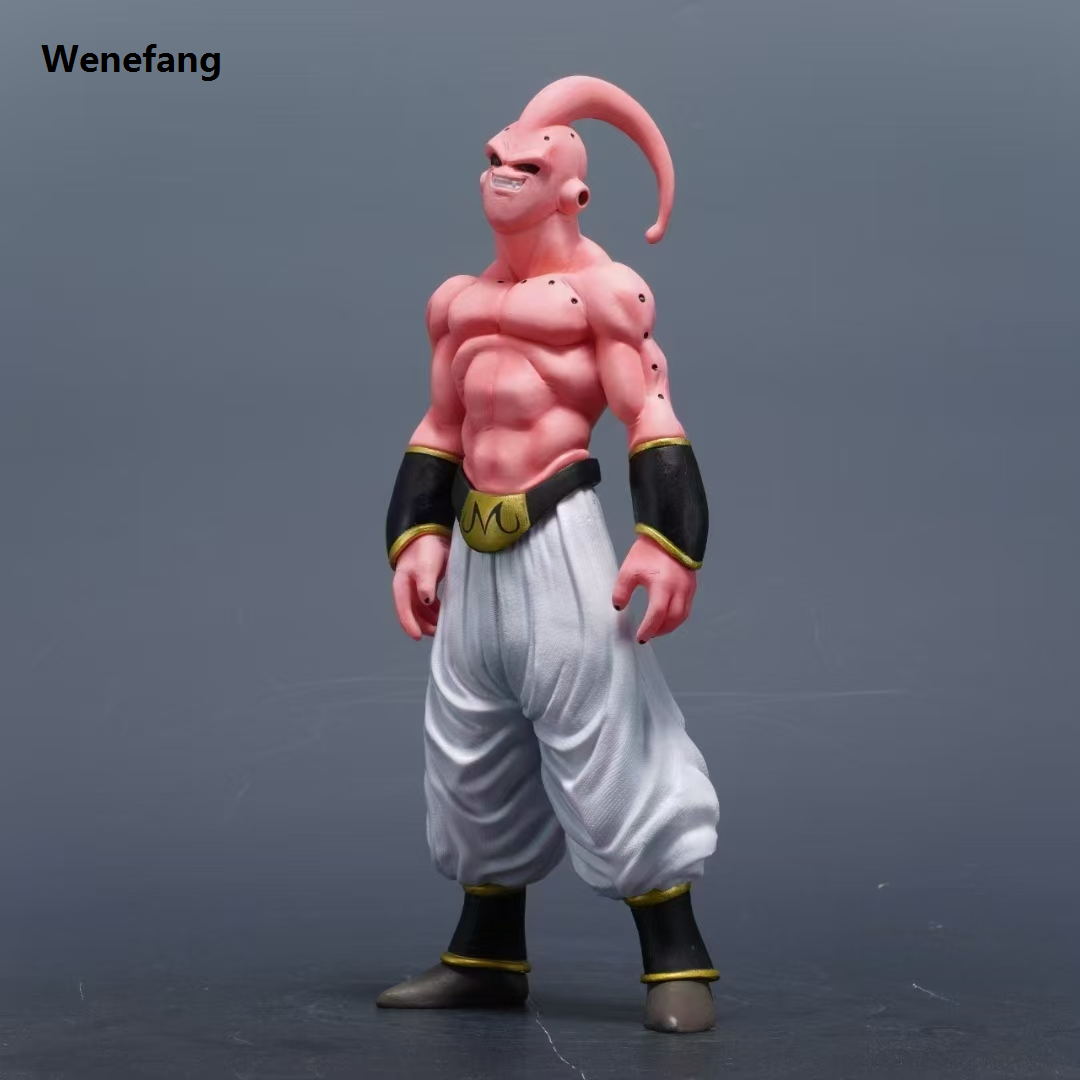 Wenefang 27cm/10.6inch Dragon Ball Anime Character Evil Buu Figurine Sales promotion Model Collection Ornaments Decoration Toys Birthday Gift