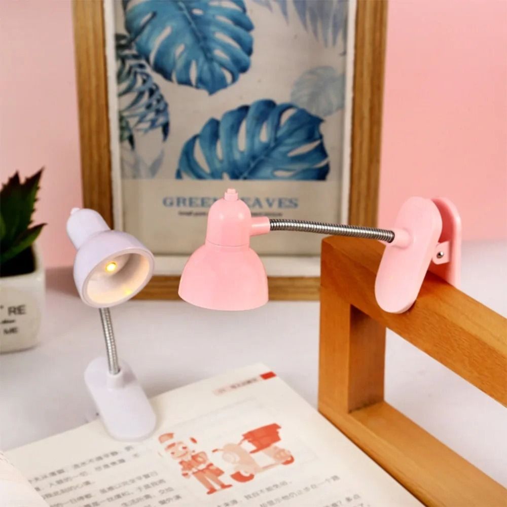 New Bookmark Mini Book Light Writing Stand Notebook Desk Decoration LED Clamp Bedside Table Lamp Night Lights Bedroom