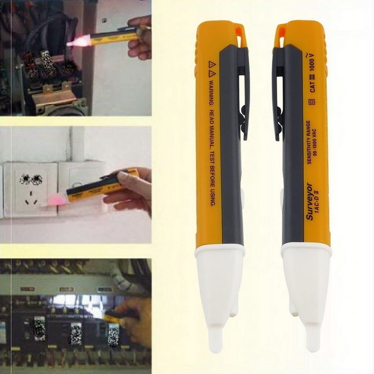 Non-Contact Sensor LED Electric Alert Voltage Detector Tester Pen