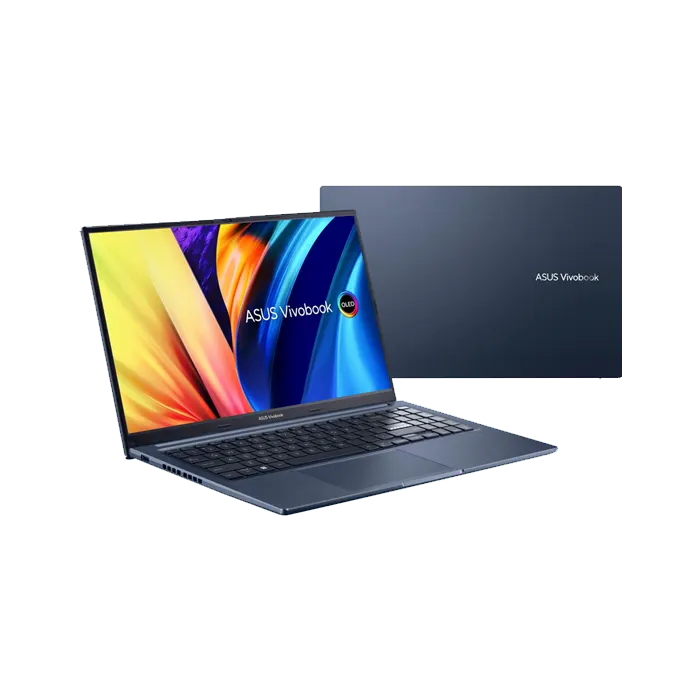ASUS Vivobook 15X OLED X1503ZA - i3 1220P | 12th Gen | 8 GB RAM | 256 GB SSD | 15.6" OLED | Fingerprint | Windows 11 | Quiet Blue | Backlit KB | Backpack | Mouse | 2 Year Int'l Warranty | 1 year Perfect Warranty - Nagmani International
