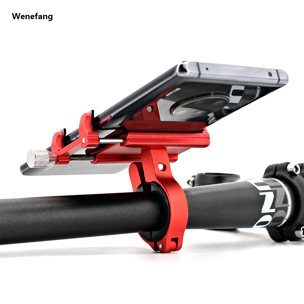 Wenefang Mountain bike iphone for xiaomi bike stand rack cyclist bike phone support stand bicycle accessories aluminum