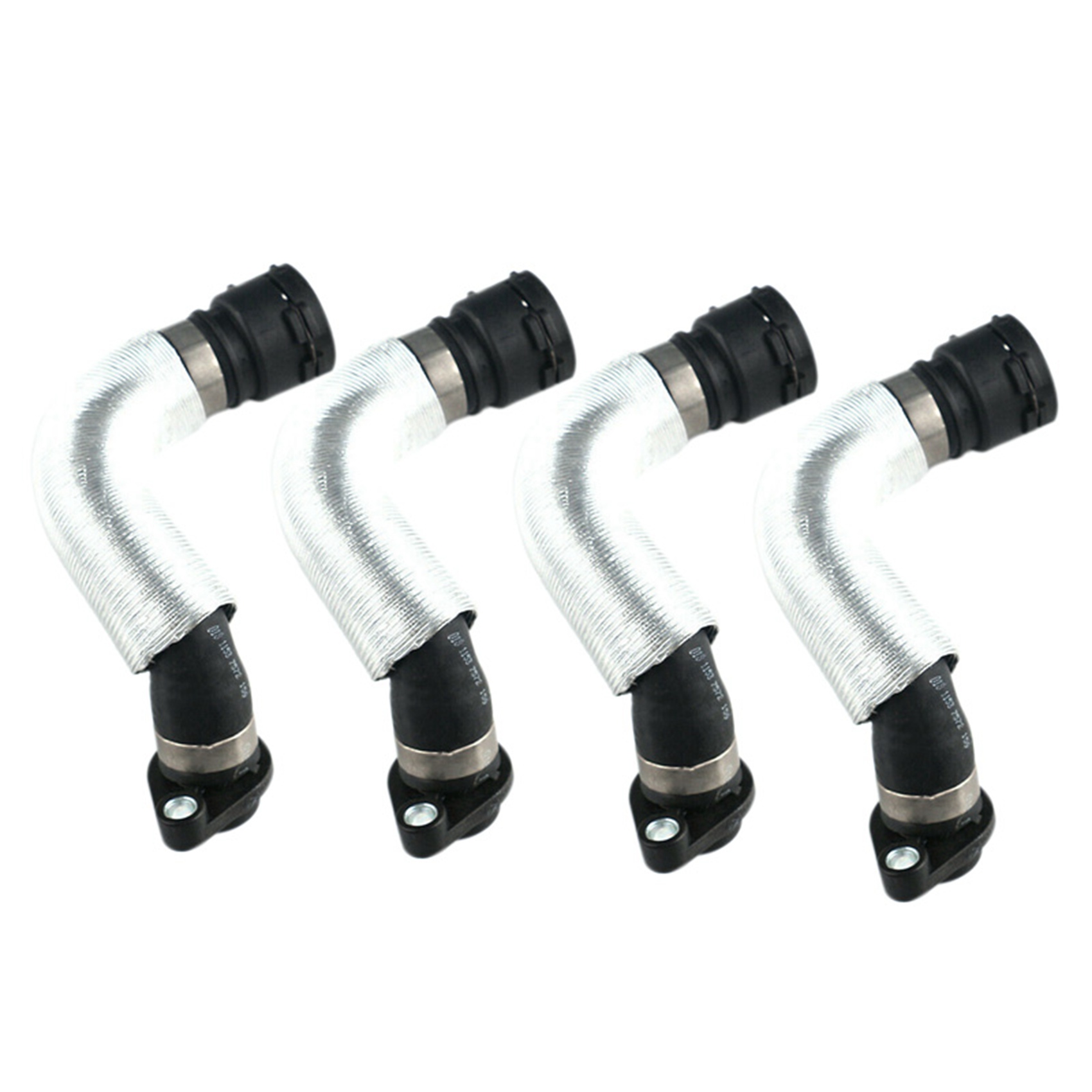 FORIDE 4X 11537572159 Radiator Coolant Hose Water Pipe for X1 Z4 E88 E87 E82