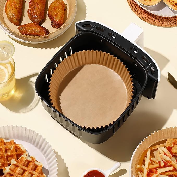 50 Pieces Pack Non Stick Air Fryer Disposable Paper Liner