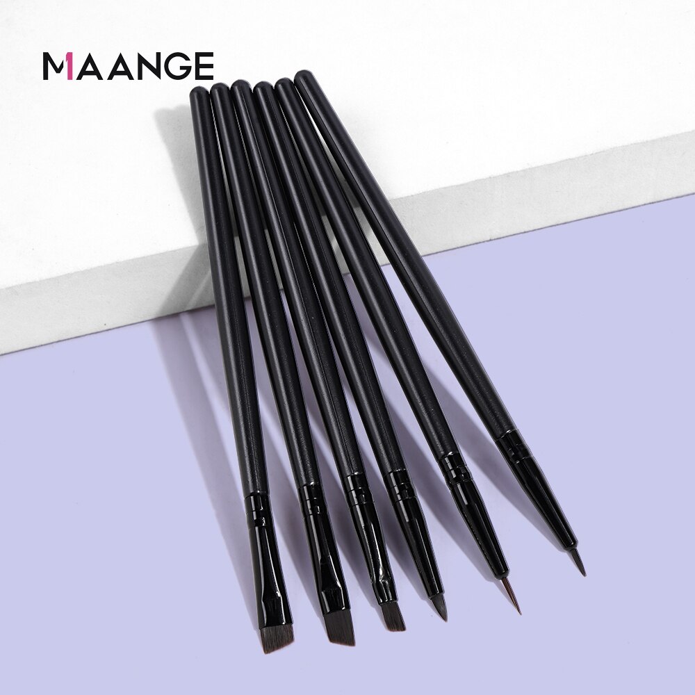 Women's Professional Set Eye Makeup Brush Maange 6 Piece Makeup Eyeshadow Eyeliner Brush Set Beauty Tools