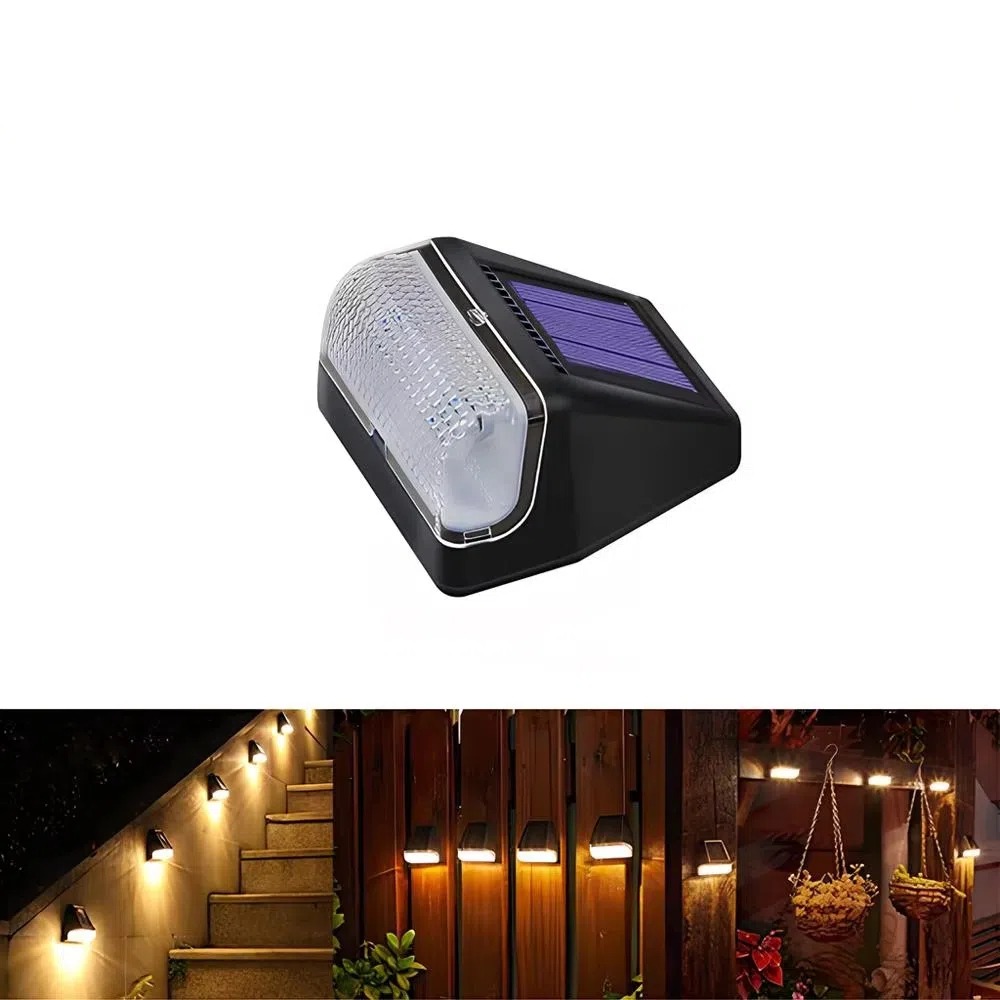 New Outdoor LED Solar Light IP65 Hedge Rainproof Night Light Waterproof Wall Light For Park Stair Step Fence