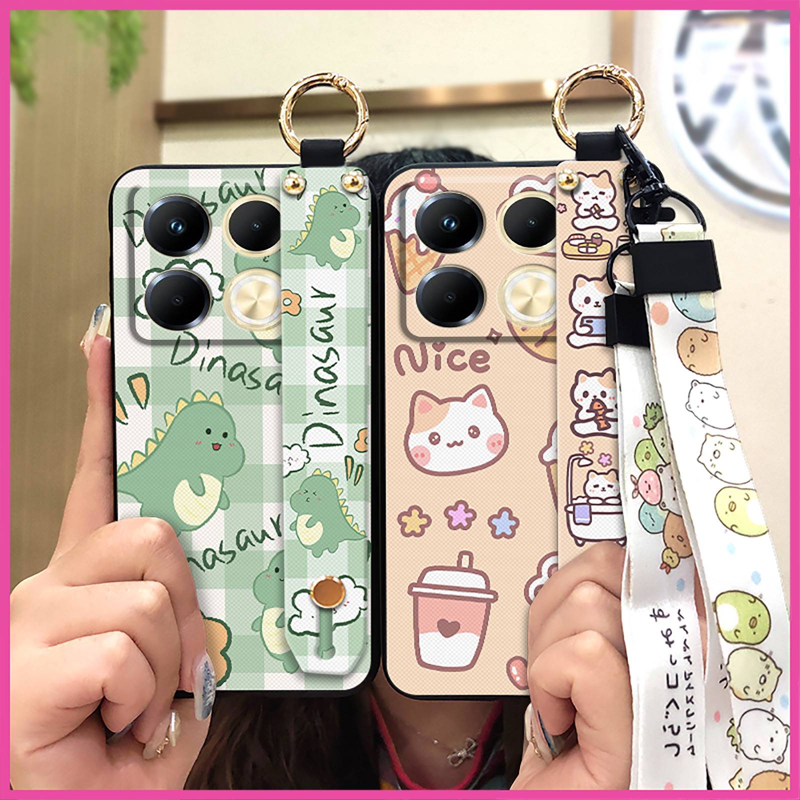 Fashion Design phone case Phone Case For infinix Note40 4G/X6853 mature phone cover Shockproof phone pouch Kickstand