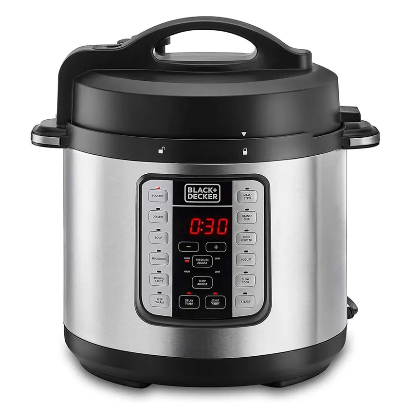 Black And Decker 6 Ltr Electric Pressure Cooker PCP1000-B5 By Mitrata