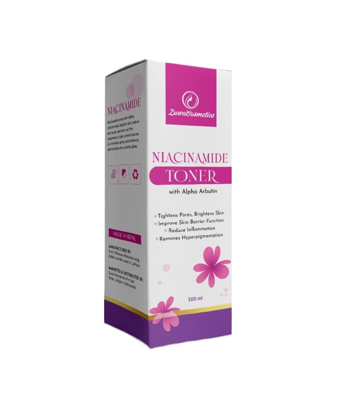 Zuwa Cosmetics Niacinamide Toner With Alpha Arbutin, 100ml