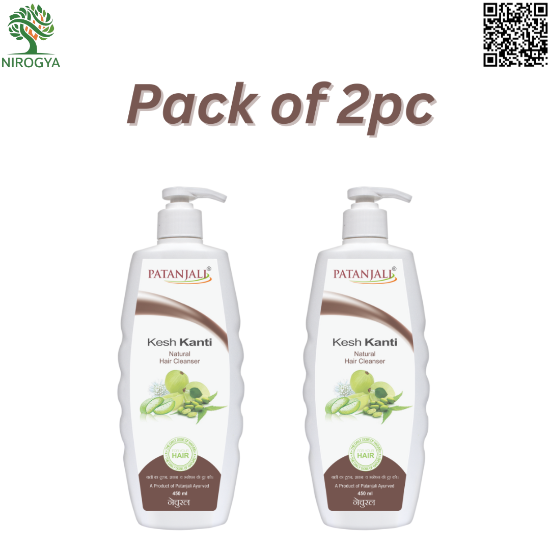 Kesh Kanti Natural Hair Cleanser 450ml Pack of 2 pc