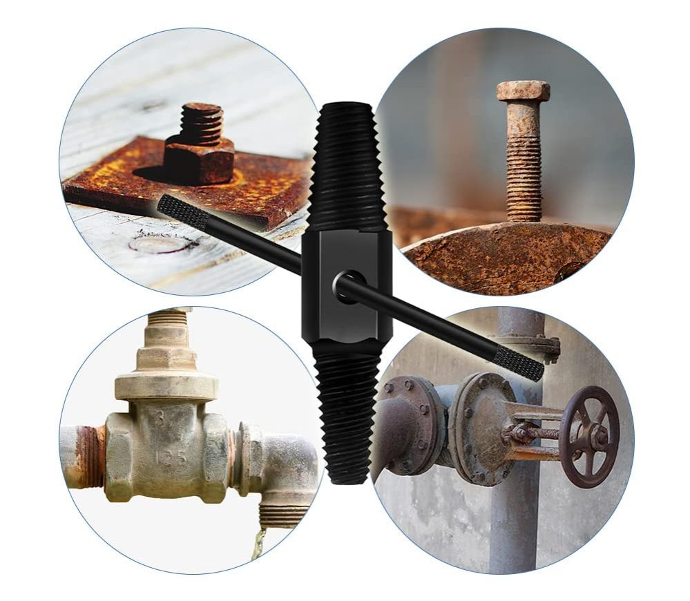Pipe Broken Screw Extractor/ Double Head Stud And Screw Bolt Extractor