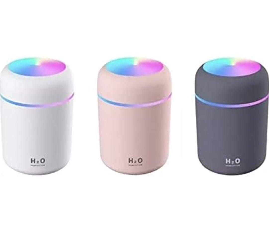 Portable Colorful Mini Humidifier- Essential Oil Diffuser H2O Humidifier 300 ml