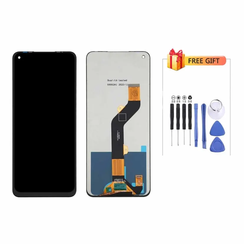 IPARTSEXPERT Original LCD For Infinix Hot 10 X682B X682C With Frame LCD Touch Screen and Digitizer Assembly Replacement Part