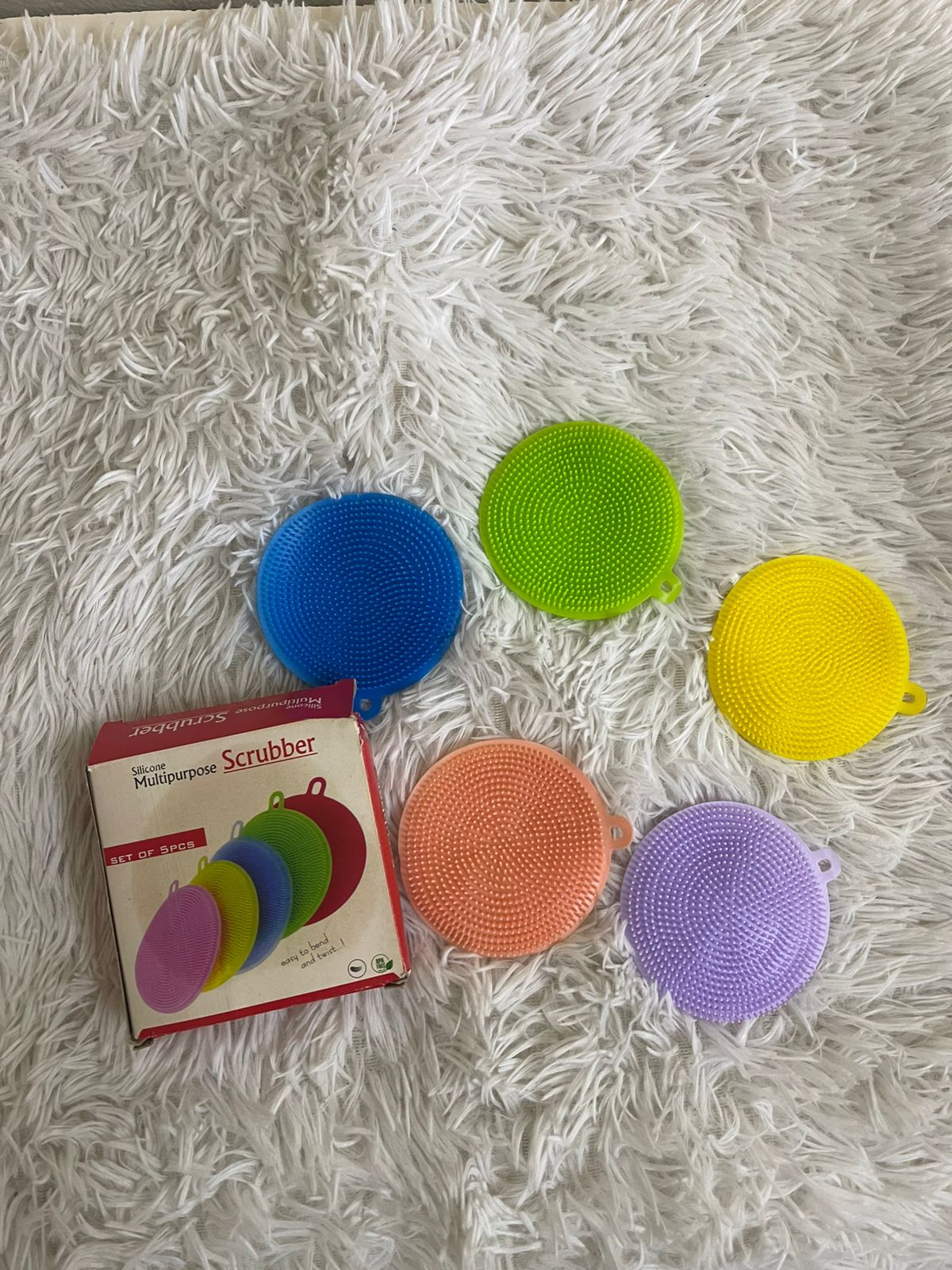 5Pc Multifunction SIlicon Scrubber