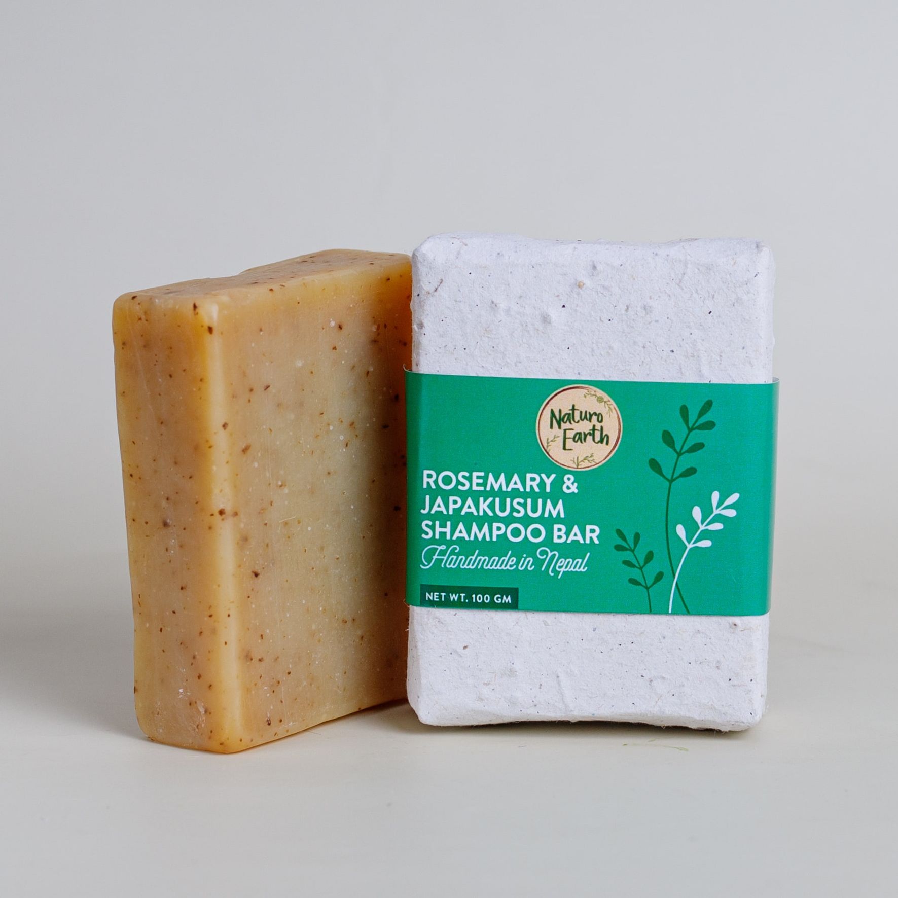 Naturo Earth Rosemary & Japakusum Shampoo Bar 100gm
