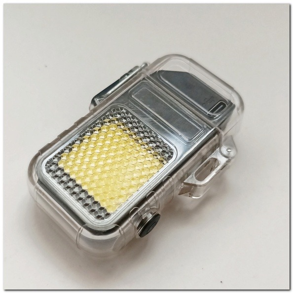 3 In 1 Lighter Waterproof Rechargeable Flashlight, Multifunctional Dual Arc Electric Plasma
