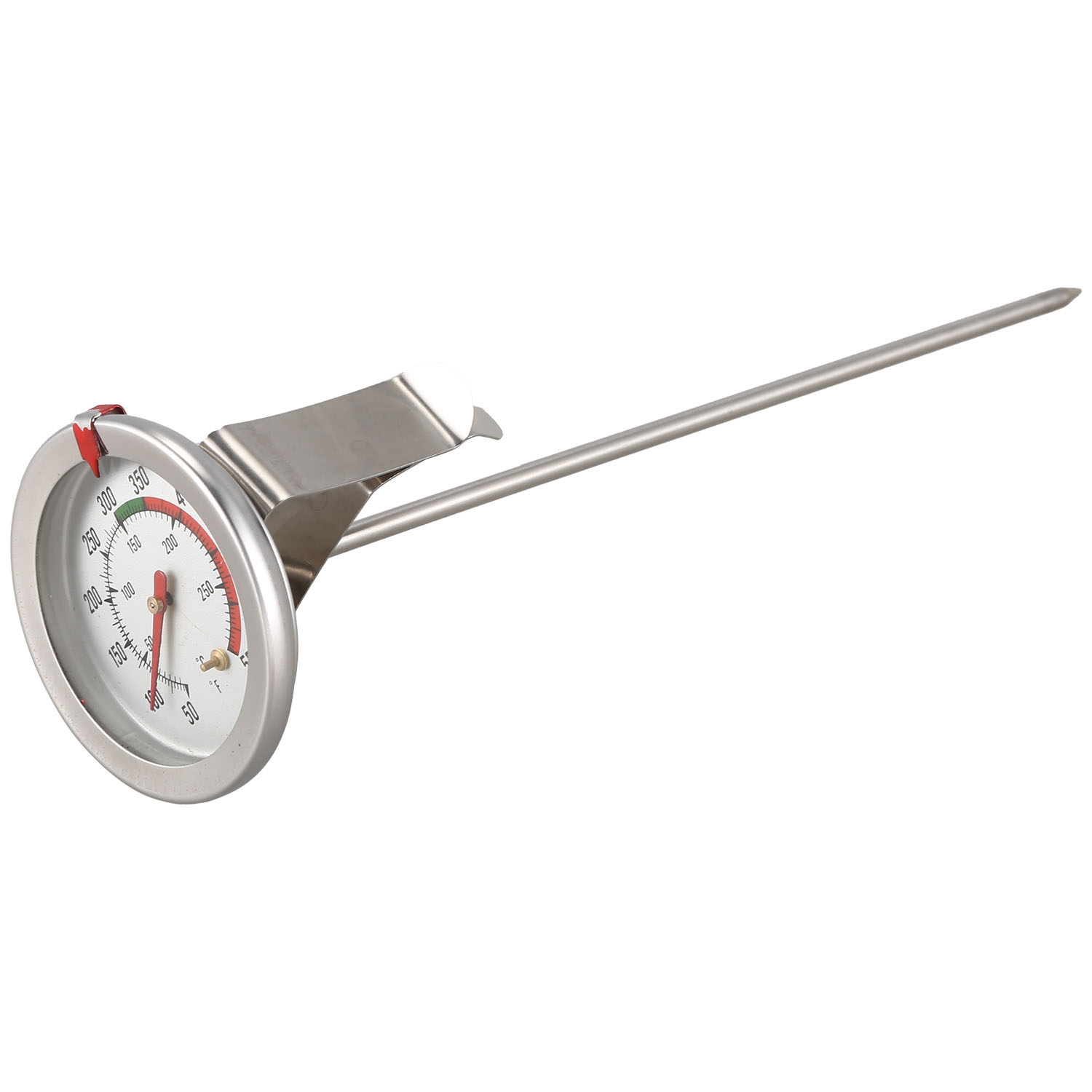 OUMERY Handy 8 Inch Probe Deep Fry Meat Turkey Thermometer with 2 Inch Dial Stainless Steel for BBQ Grill Pot Pan Kettle 50℉-550℉(1 Piece) Vacuun Filter