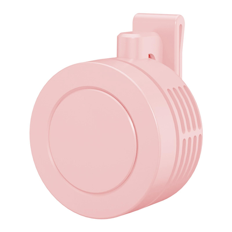Hang Belt Mini Summer Outdoor 3 Speed Fan USB Rechargeable Fan Cooling Bladeless Fan Clip-on Cooling Adjustable Fan,B