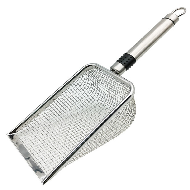 Household Pet Cleaning Tools Stainless Steel Cat Litter Scoop Pet Waste Scoop Kitten Litter Scoop