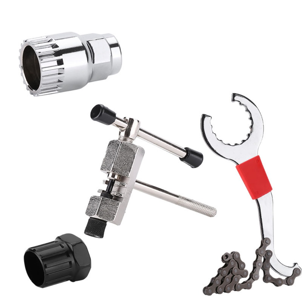 New Universal Bicycle Repair Tool Kits Cassette Flywheel Removal Crank Puller Wrench Removal Tool Bracket Extractor Sets