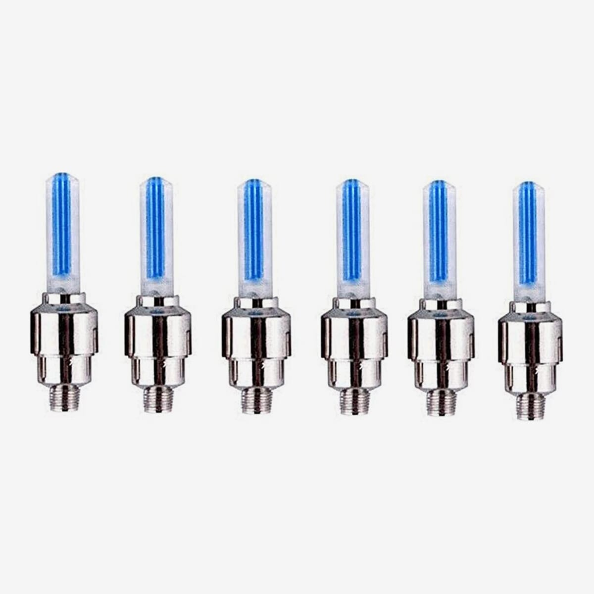 Bicycle Tyre Led Light Rim Valve Cap Flashing with Motion Sensor Blue