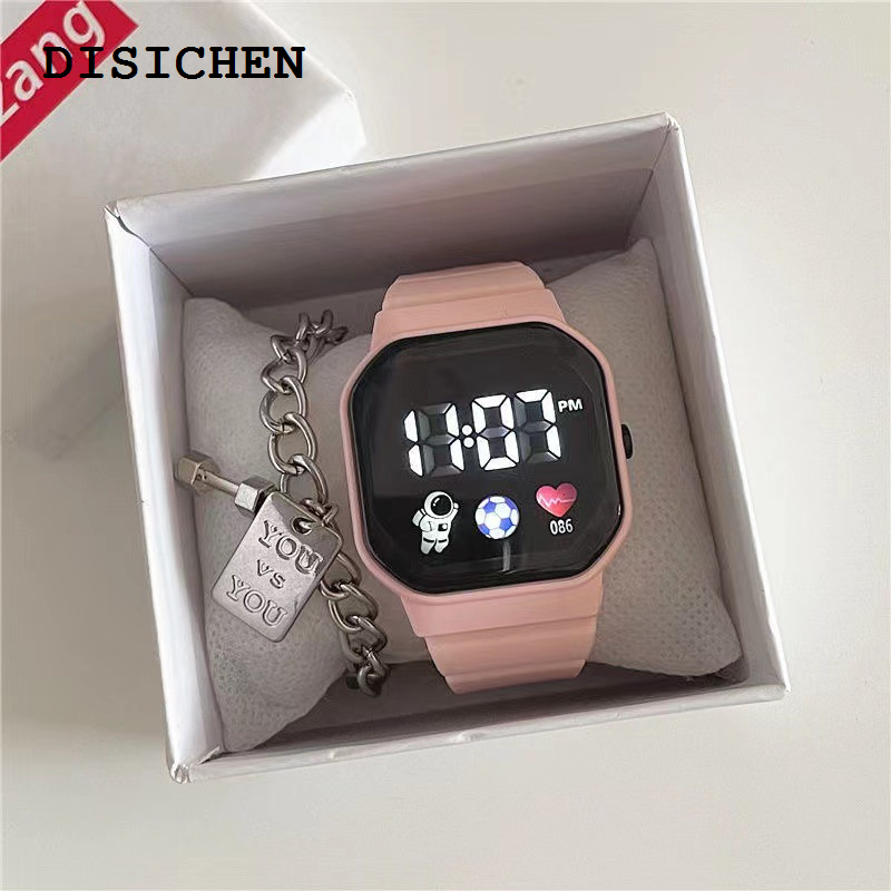 DISICHEN Original Watch For Men And Women Instagram For High Aesthetic Value Student Party Fashion Design Waterproof Astronaut Electronic Watch
