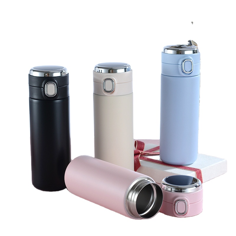 380ml Peas cup Led 304 Stainless Steel vacuum Thermos(Color May Vary)