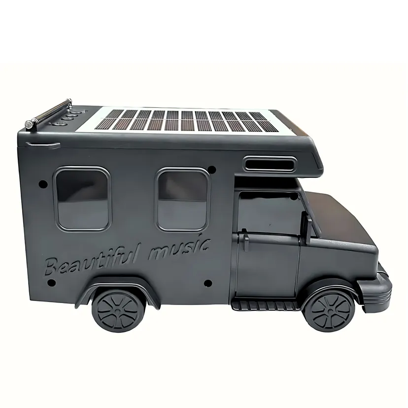 Luxury Car Design Portable Bluetooth Speaker - Solar Powered, Full-Featured Audio Experience for Cell Phone And Bluetooth Device
