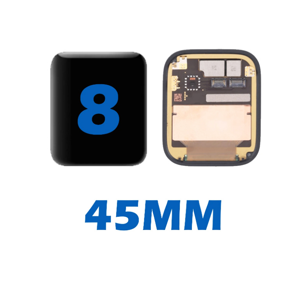 HOT For Apple Watch Series 8 LCD Display Touch Panel Screen Assembly Digitizer 41mm 45mm For Apple watch s8 LCD Pantalla