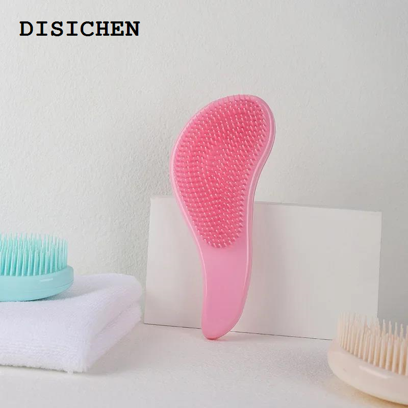DISICHEN Fashion 1pcs Hot Magic Handle Comb Anti Static Massage Hair Brush Tangle Detangle Shower Massage Hairbrush Comb Salon Hair Styling Tool