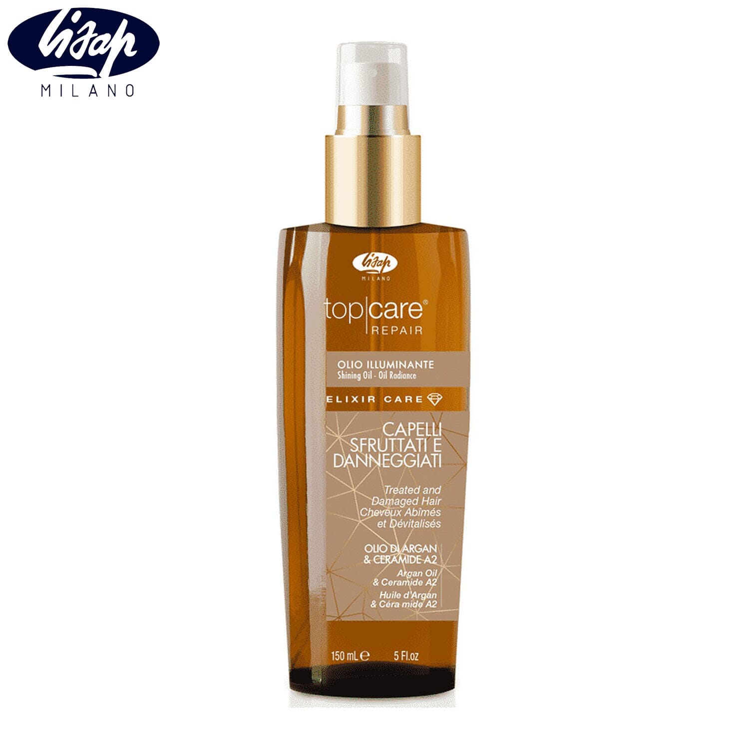 Lisap Top Care Repair Elixir Care Oil 150ml (For High Shine + Repair)