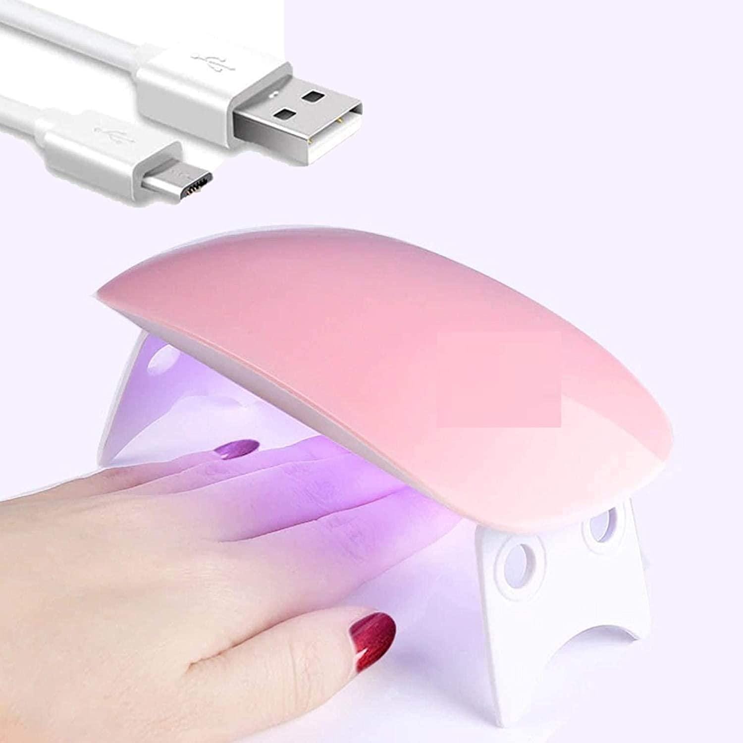 UV LED Nail Lamp Dryer Polish Curing Makeup Lamp 6W