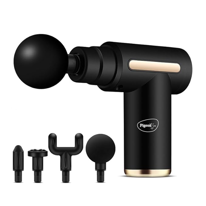 6 Gears/Level Fascial Massage Gun For Muscle Recovery | Rechargeable, Portable & Handy