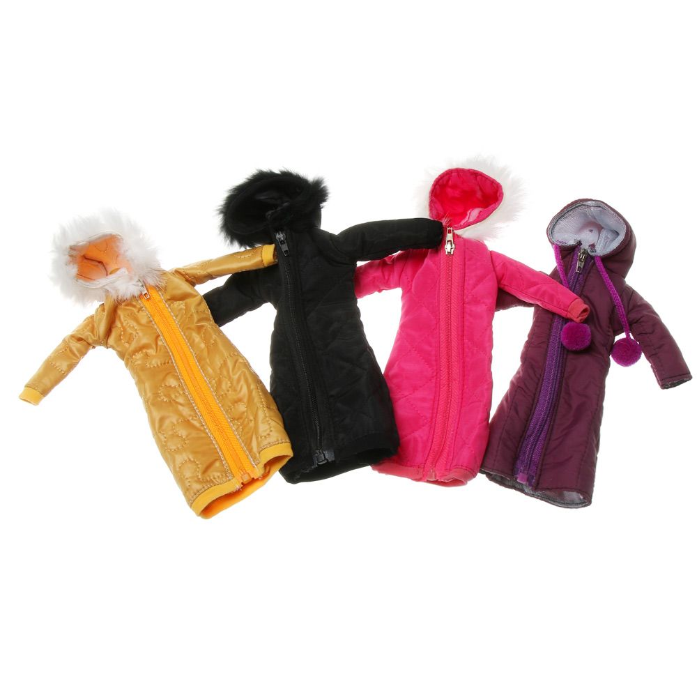 Children Gifts Skirt Wear Kids Toys Winter Dress Toy Clothing Doll Clothes Cotton Dress Long Coat