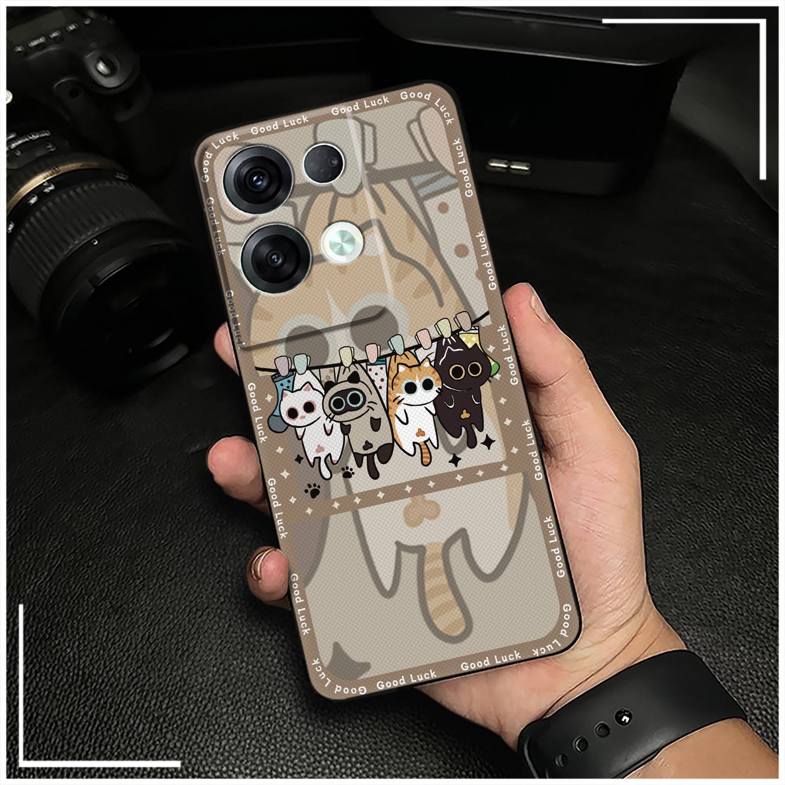 Graffiti Protective Phone Case For OPPO Reno8 Pro Plus 5G/8 Pro+ 5G/8Pro Global Fashion Design Anti-knock Cartoon Cover