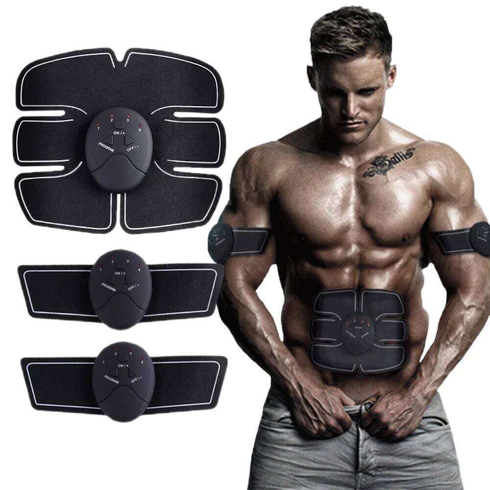 EMS Electric Muscle Wireless Glute Trainer, ABS Abdominal Stimulator, Body Slimming Massager for Fiess, Sculpting hine