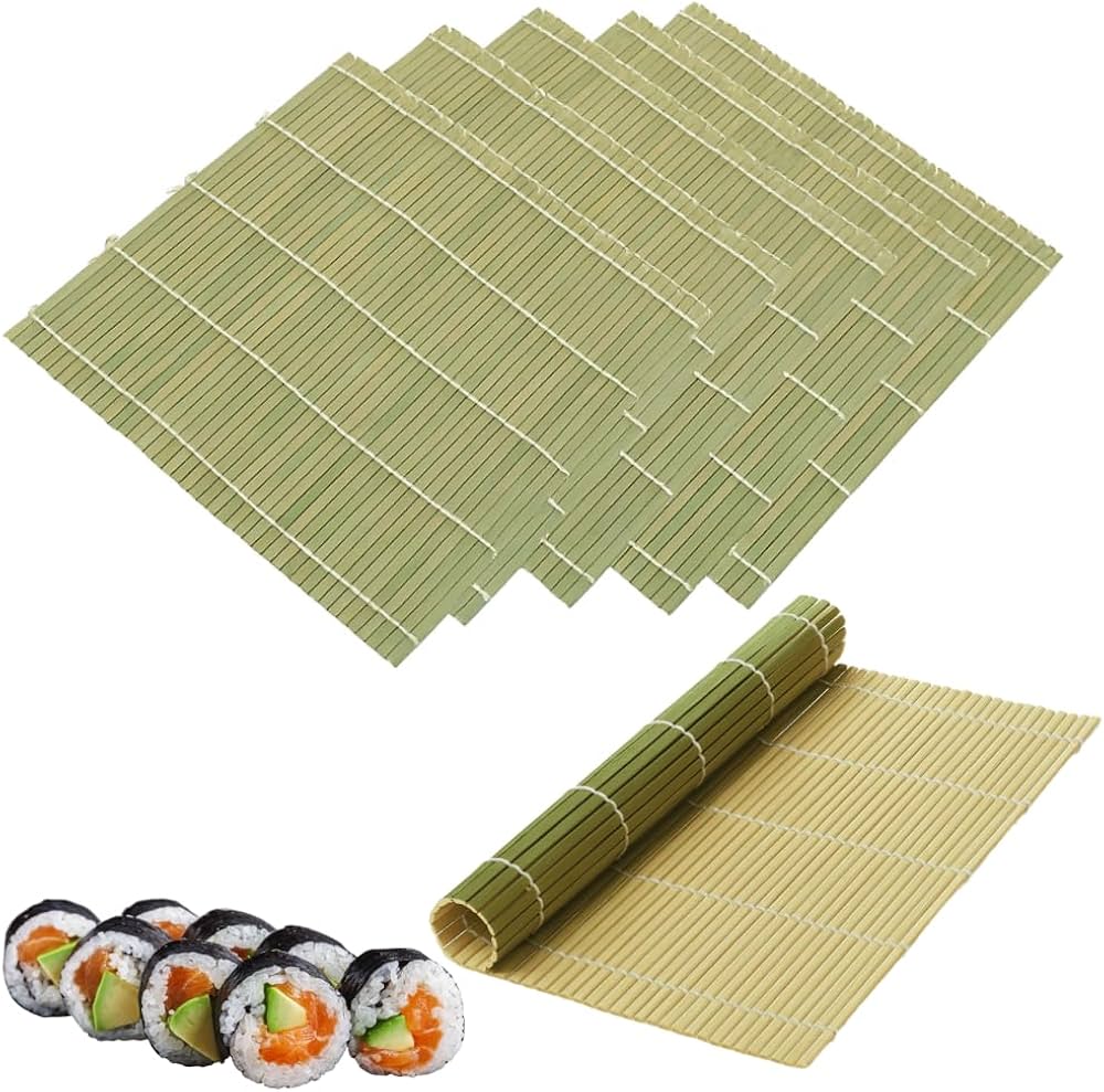 Sushi Roller Mat | Natural Bamboo Flexible Easy To Use Sushi Roller Mat |Roller Mat
