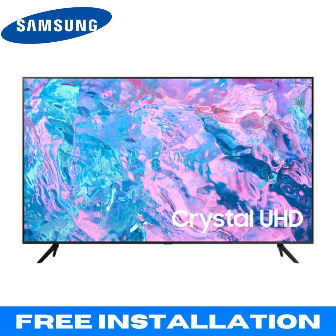 SAMSUNG 65 Inch Crystal Ultra HD 4K Smart LED TV UA65CU7700