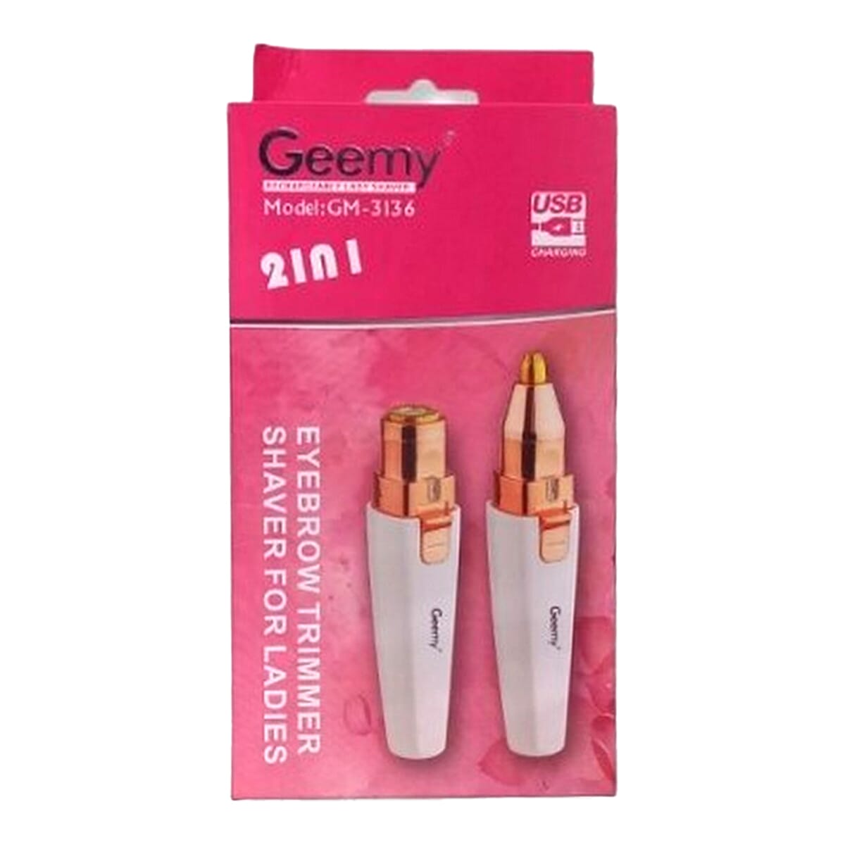 Geemy Eyebrow Trimmer Shaver For Ladies GM-3136