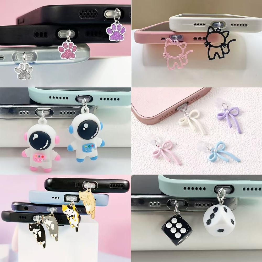 Lightweight Anti-Dust Plug Portable Charm Heart-Shaped Stylish Dust Plug for Use