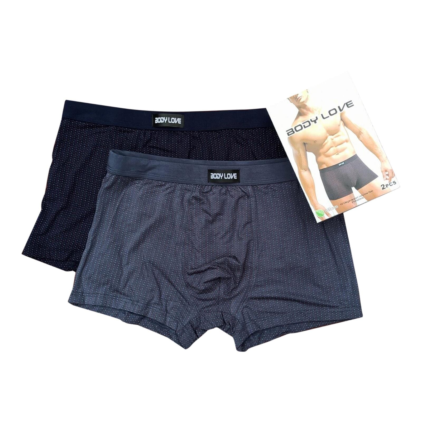 Pack Of 2 Body Love Boxer Underwear Brief For Men