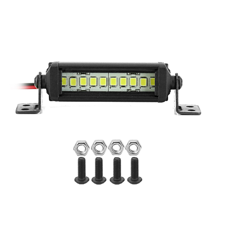 Bright Light Bar for 1/10 RC Crawler Car Axial SCX10 90046 TRX-4 TAMIYA CC01 D90 Redcat Accessories