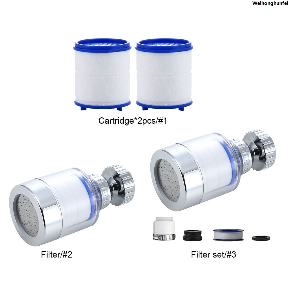 WeihonghunfeiSales promotion 1/2pcs Faucet Water Filter Element Remove Chlorine Heavy Metals Filtered Showers Head Bath Filtration Purifier Soften Hard Water