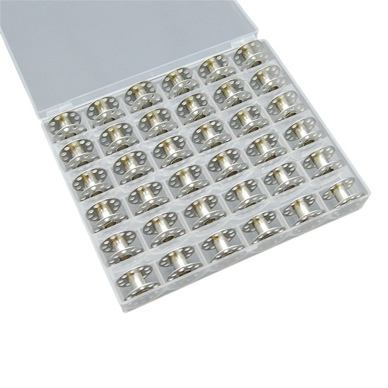 36 Pcs Metal Bobbins for Sewing Machine with Storage Box Easy Install Easy to Use