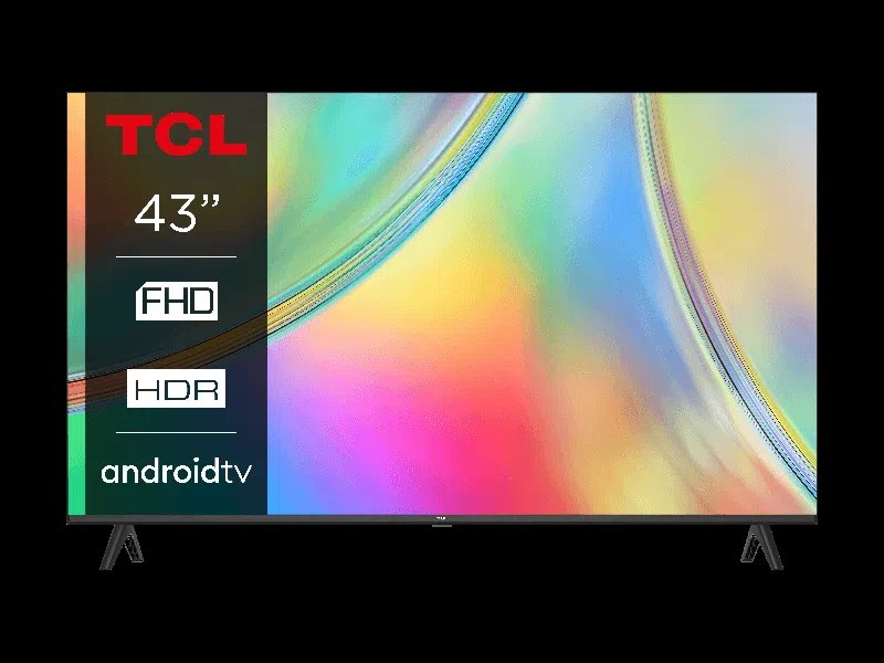 TCL 43 Inch FHD LED Google TV with Big Memory & Massive Content, Google Assistant Built-in, Micro Dimming technology, Dolby Audio, HDR10, Metallic Bezel-less Design 43S5400