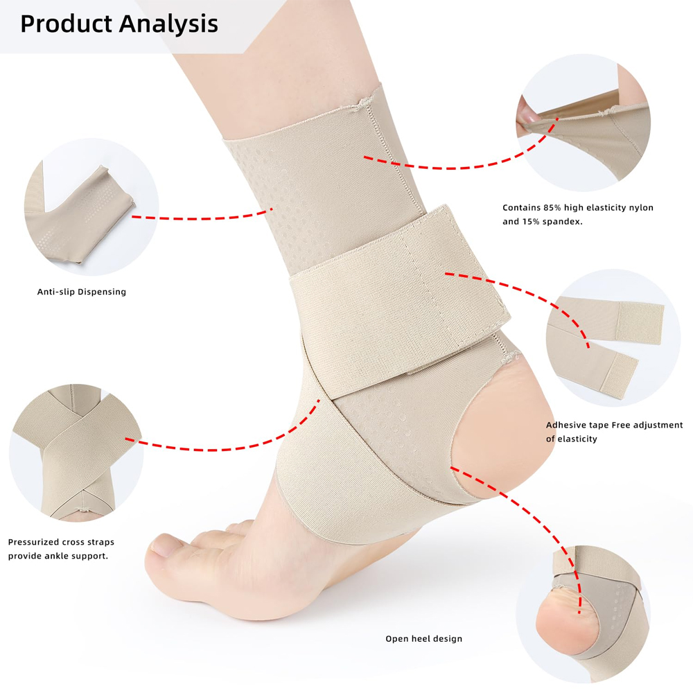 Luxury 1PCS Ankle Brace,Adjustable Breathable Compression Ankle Support for Men Women,Sprained Ankles,Ankle Wrap Stabilizing Ligaments
